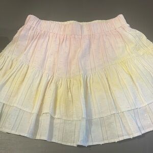Super cute pastel colors mini skirt